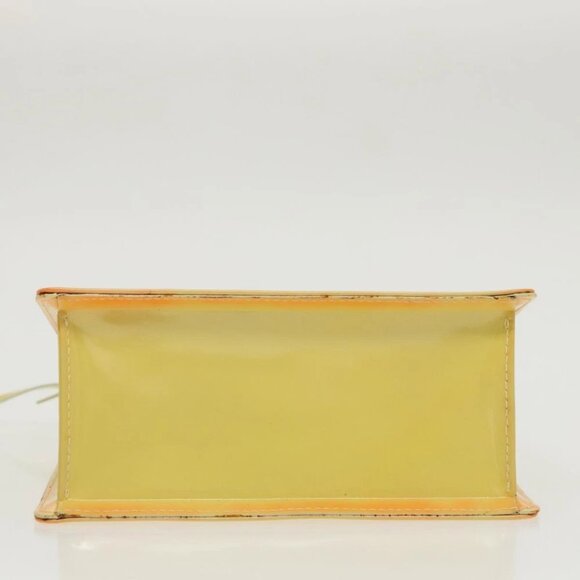 LOUIS VUITTON Monogram Vernis Spring Street Bag Lime Yellow - Picture 6 of 16